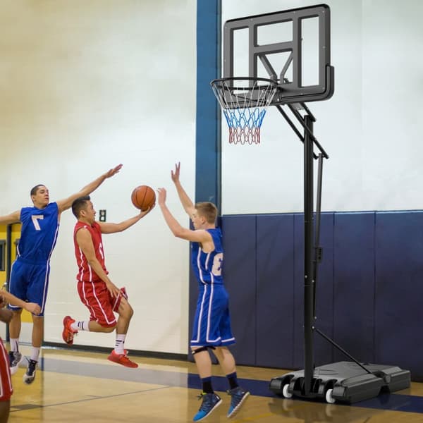Basketbollställning, 111cm x 75cm, Svart