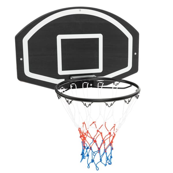 Basketball sæt, 28,5x18", Sort Hvid