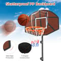 Miniatyrbillede 8 af 8: Basketballkurv, 26x17,5 tommer, Sort