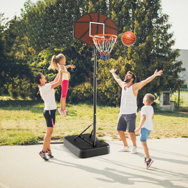 Basketballkurv, 26x17,5 tommer, Sort