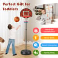Miniatyrbillede 7 af 7: Basketballkurv med Dartskive, 43x13 cm, Sort