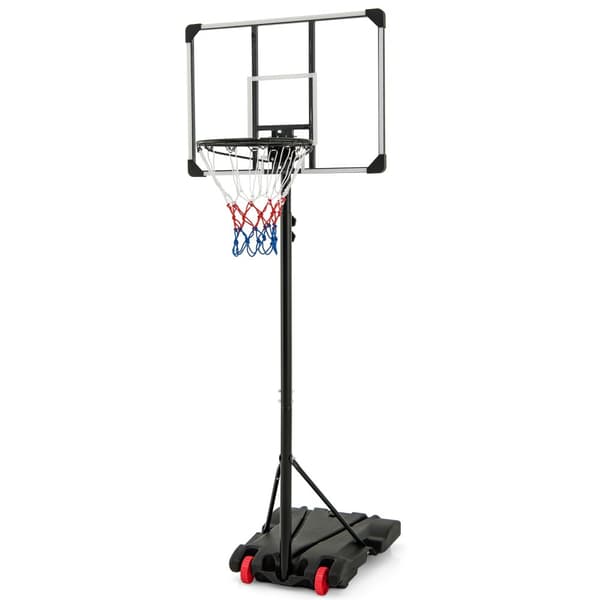 Basketball Kurv System, 32x23 tommer, Sort