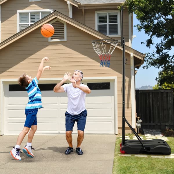 Basketball Kurv System, 32x23 tommer, Sort