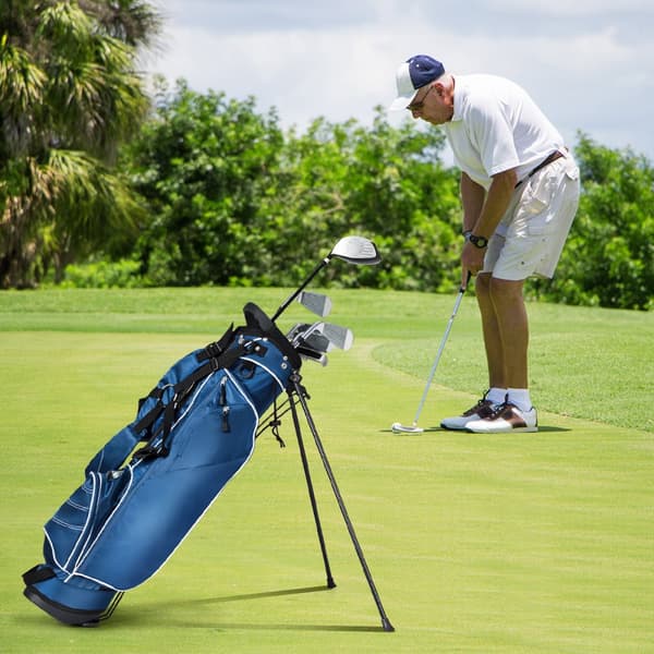 Golfbag, 25.4x17.78x88.9 cm, Blå