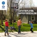 Miniatyrbillede 8 af 8: Basketballkurv, 39x26x10 ft, Sort