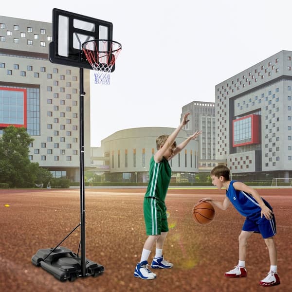 Basketballkurv, 39x26x10 ft, Sort