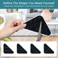 Miniatyrbild 2 av 2: Grip för urban glidning Aiqinu - Rug Pad-Triangle-8pcs
