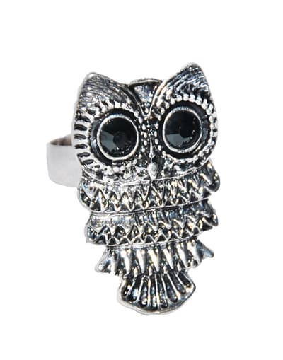 Ring silver owl