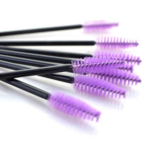 10 kpl ripsien siveltimiä ripsiharja Purple
