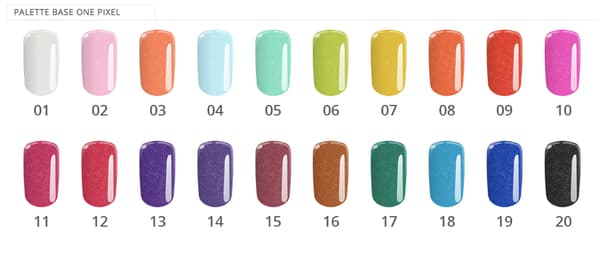 Base one - Pixel - Candy shimmer 5g UV gel