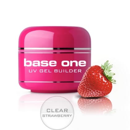 Base one - Aroma - Strawberry clear 15g UV gel