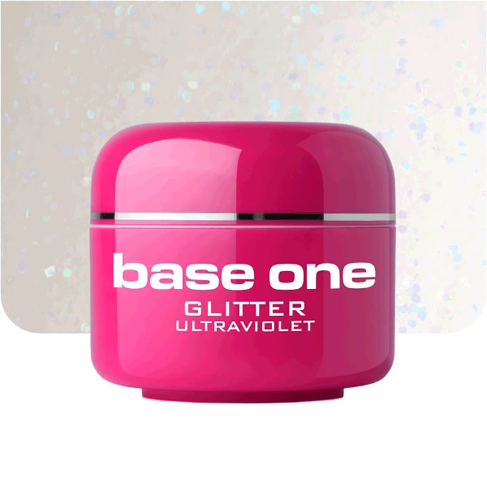Base one - Glitter - Ultraviolet 5g UV-gel