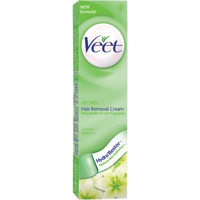 Veet, Hair Removal Cream For Dry Skin, 200 ml