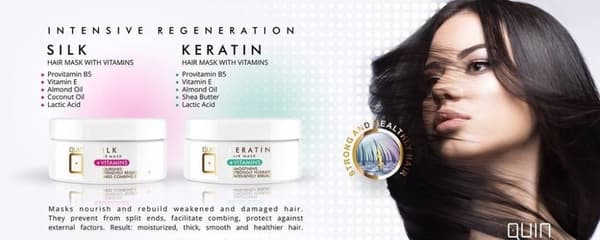 Silcare - Quin - Hårmask med silke och vitaminer - 250 g