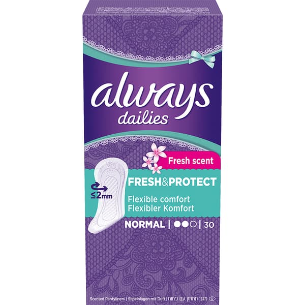Always, Dailies Fresh Normal Liner,