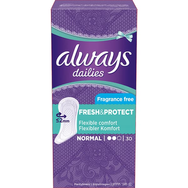 Always, Dailies Normal Liner,