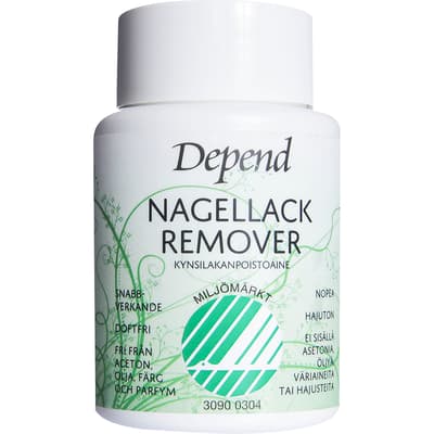 Depend, Ecolabelled Svanen Remover, 75 ml