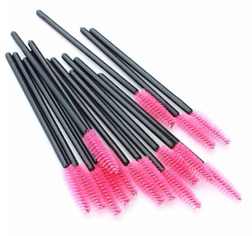 10-pack ögonfransborstar fransborste Rosa