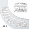 Miniatyrbild 2 av 2: Silcare - Nageltippar - Exellent - 3D Tippar - 100 st