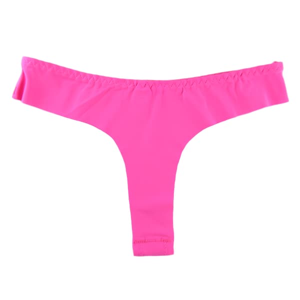 6-pakning Sømløse thongs blondetruser - 6 farger