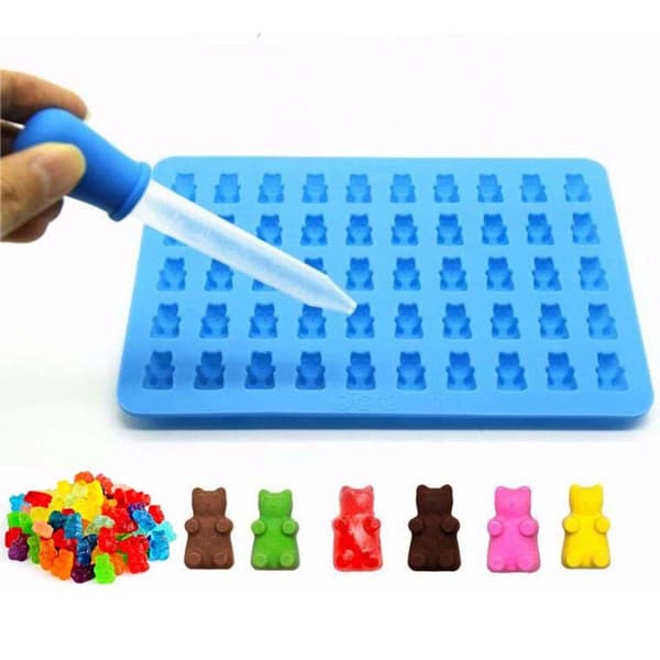 Is/Choklad/Geléform med 50st Gummibjörnar inkl pipett Is/Choklad/Geléform med 50st Gummibjörnar inkl pipett