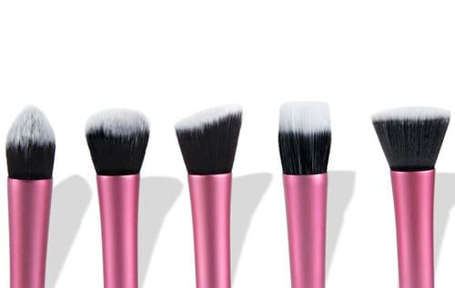 5 pcs. Pink Make-up / makeup brushes of good quality