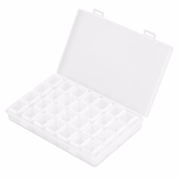 Förvaringsbox med 28 fack - 17,5 x 11 cm