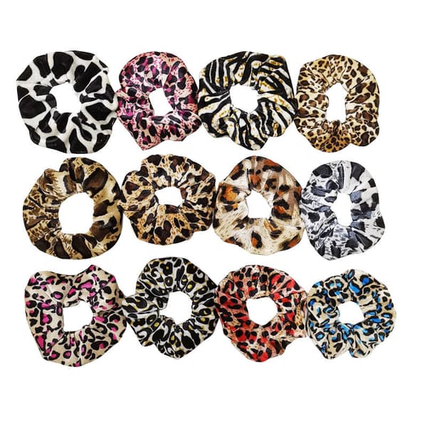 12 stk Fløjlshår Scrunchies, hårbånd, hårbånd, Hårbånd