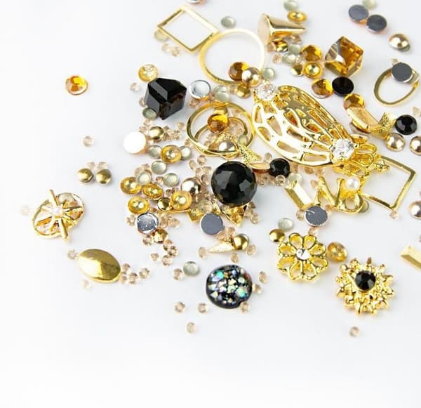 Dekorationer - Mix - Gold - 07 - Jet