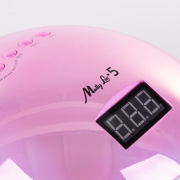 UV/LED 48W - Nagellampa - Molly Lac 5 - Rosa