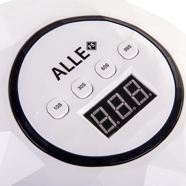 UV/LED 72W - Nagellampa - Diamond - F5 - Vit