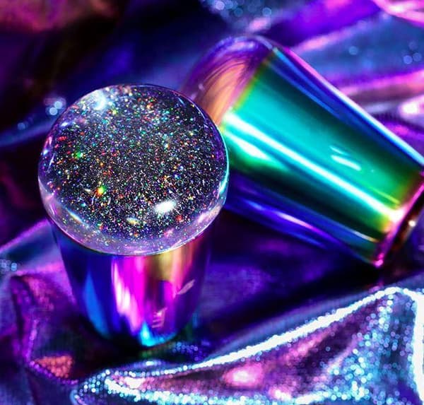 Nagelstämpel - Överföra mönster till nageln - Rainbow