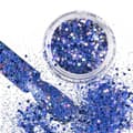 Miniatyrbild 1 av 4: Nagelglitter - Wink Effect - Hexagon - 07