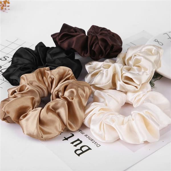 3 stk Store hår Scrunchies, hårbånd, hårbånd, Hårbånd