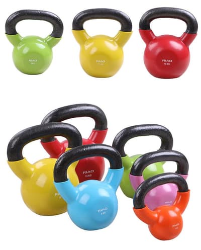 Kettlebell Cast iron / Vinyl 6kg - Träningsredskap