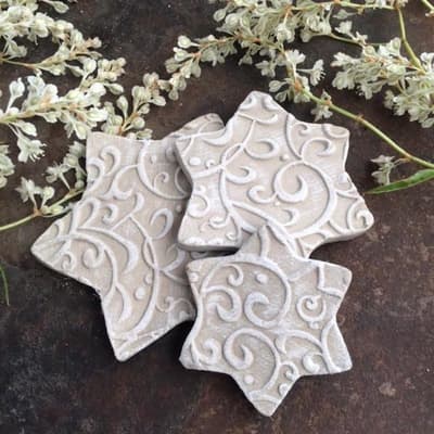 Mold -Tags/Decoration 3 pcs