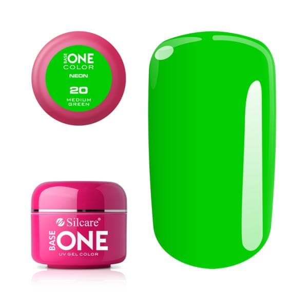 Base one - Neon - Medium green 5g UV gel