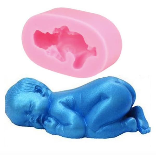 Sovande bebis form, dop , babyshower , sleeping baby - Gjutform