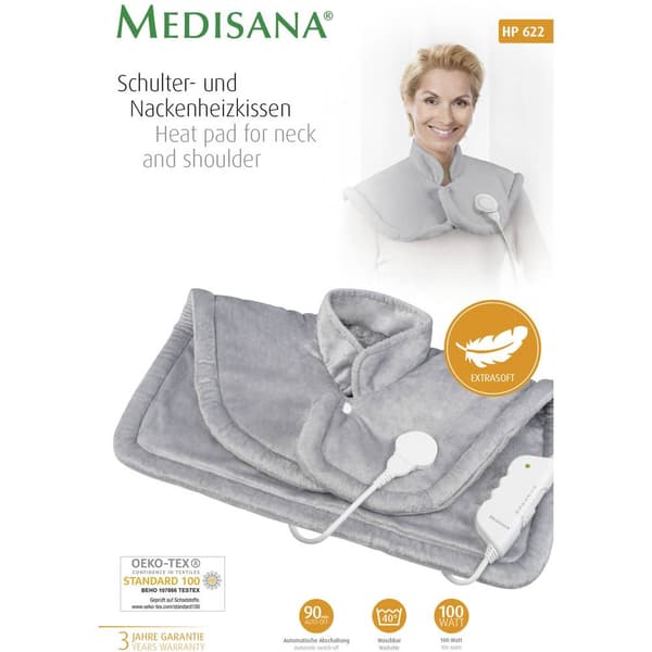 Medisana HP 622 Axelvärmedyna 100 W Grå