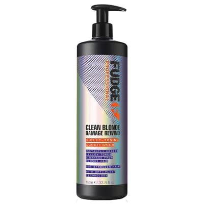 Fudge Clean Blonde Damage Rewind Violet Toning Conditioner 1000ml