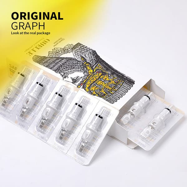 Tatueringsnålar Cartridge mjuk Membran, 20 st/box Quelle, Stl 1207M1