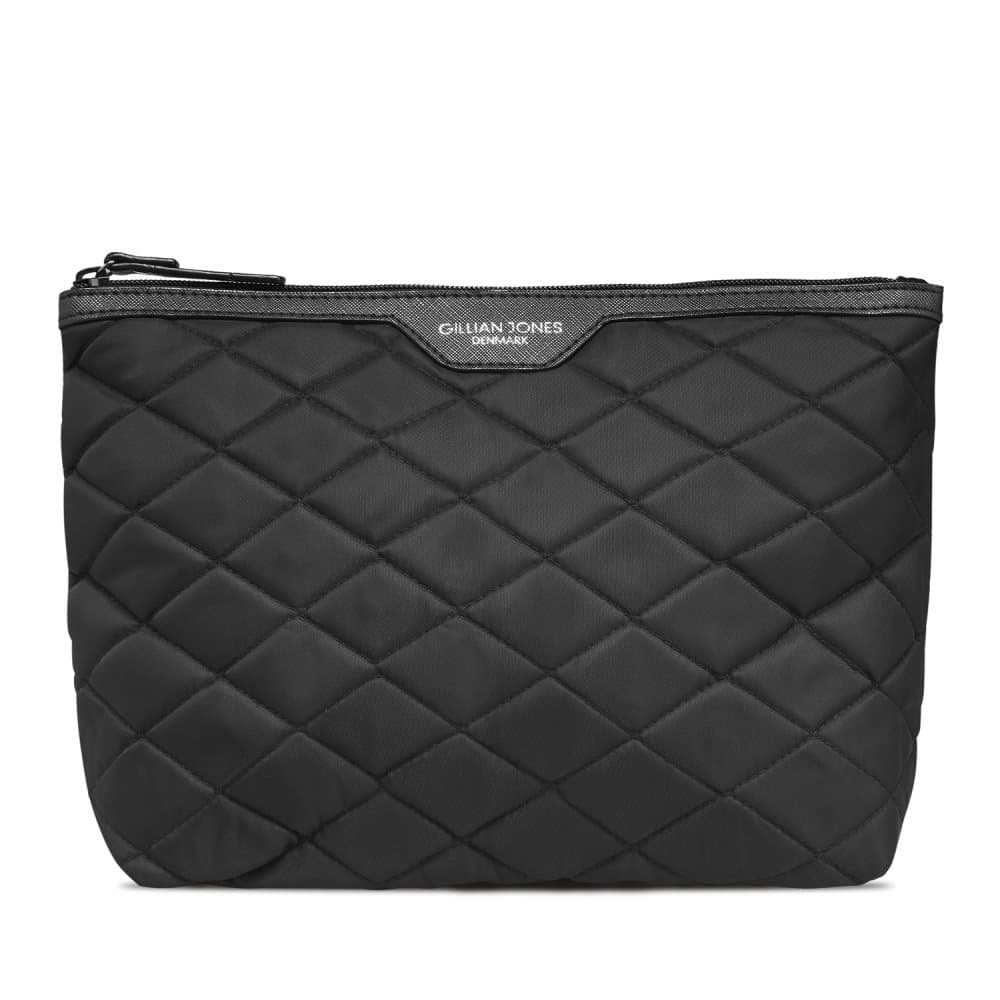 Gillian Jones - Sustainable Cosmetic Bag In 100% Recycled Plastic Black