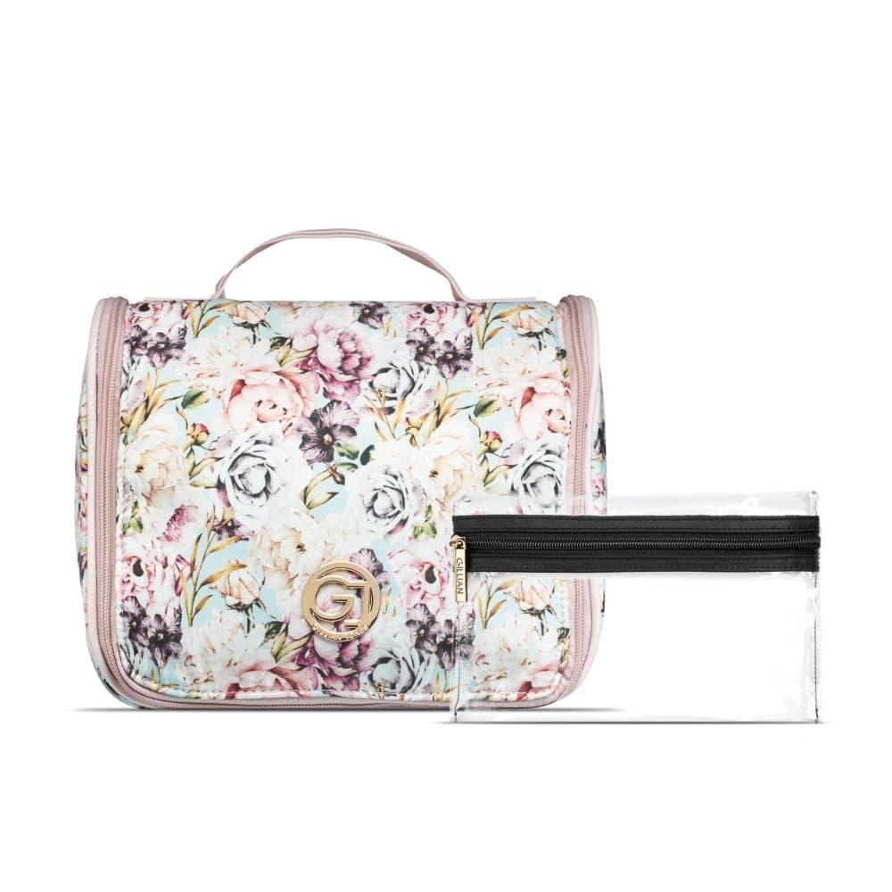 Gillian Jones - Organizer Cosmetic bag w. hangup function - Rose flowerprint