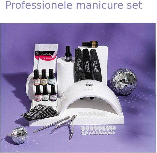 Gilo Manicure Set - Manicure Set - Pedicure Set - Nail Scissors - Nail Blinker - Pincett - Naglar - Glitter