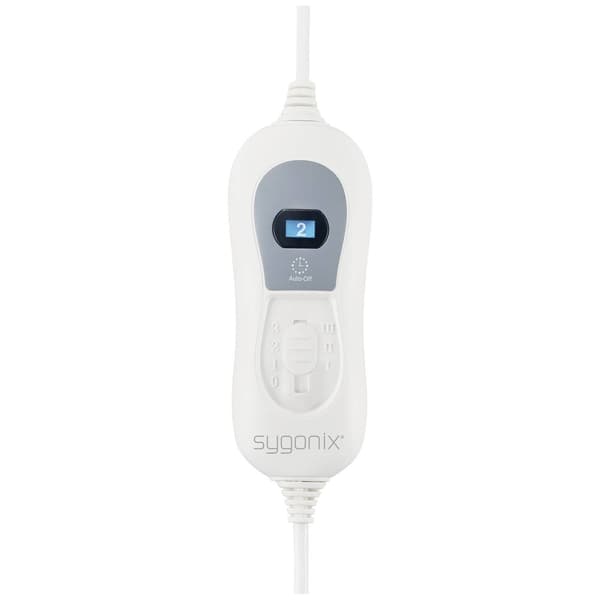 Sygonix 1500 x 900 mm Sängvärmefilt 60 W Vit