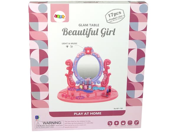 Make-up Dressing Table with Mirror Light Sound