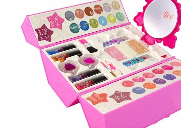 Makeup Bag Set Pink Eyeshadows.