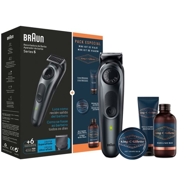 Braun BT5450 Hårtrimmer + MNS - Effektiv och pålitlig hårtrimmer för perfekt resultat.