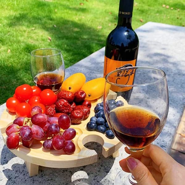Bærbart picnicbord i træ
