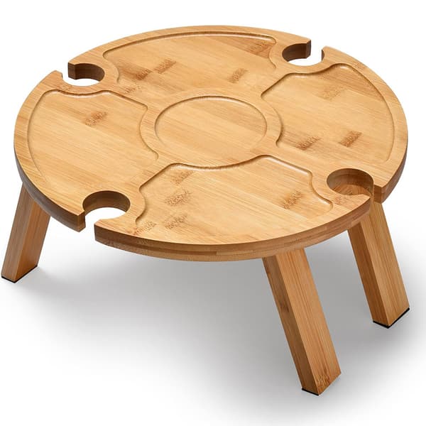 Bærbart picnicbord i træ